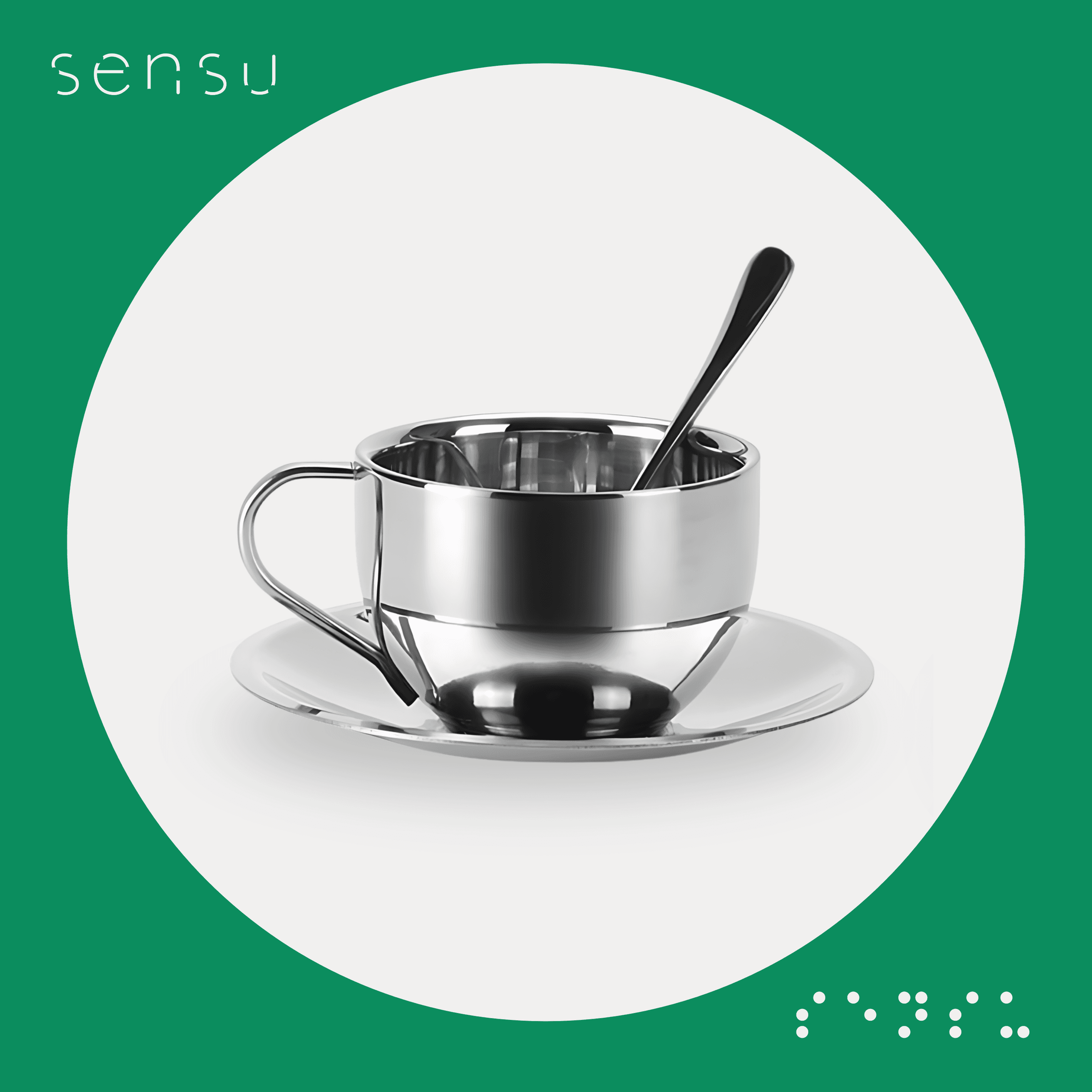 Hagane Modern Cup & Saucer Set