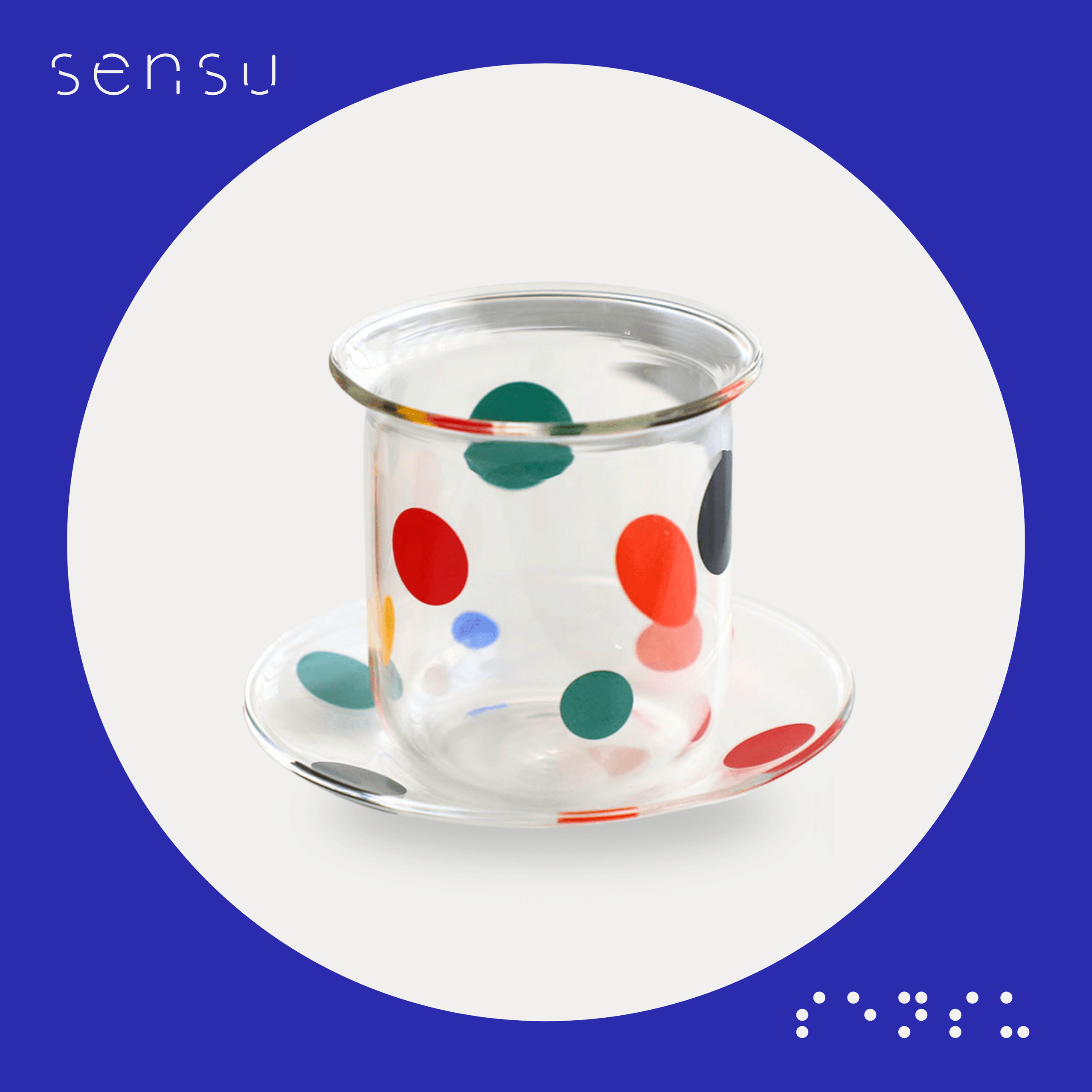 Hikari Cup & Coaster — Polkadot